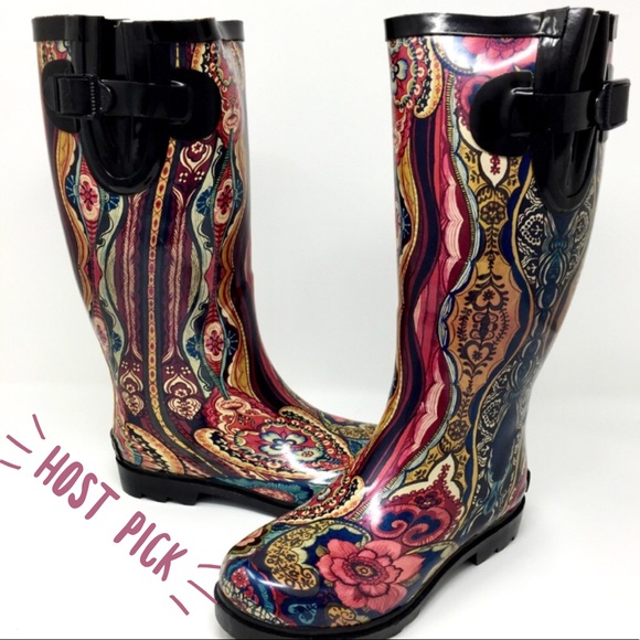 Shoes - 🏅HP🎉 ☔️Rain Boots 🌹🖤NEW IN BOX